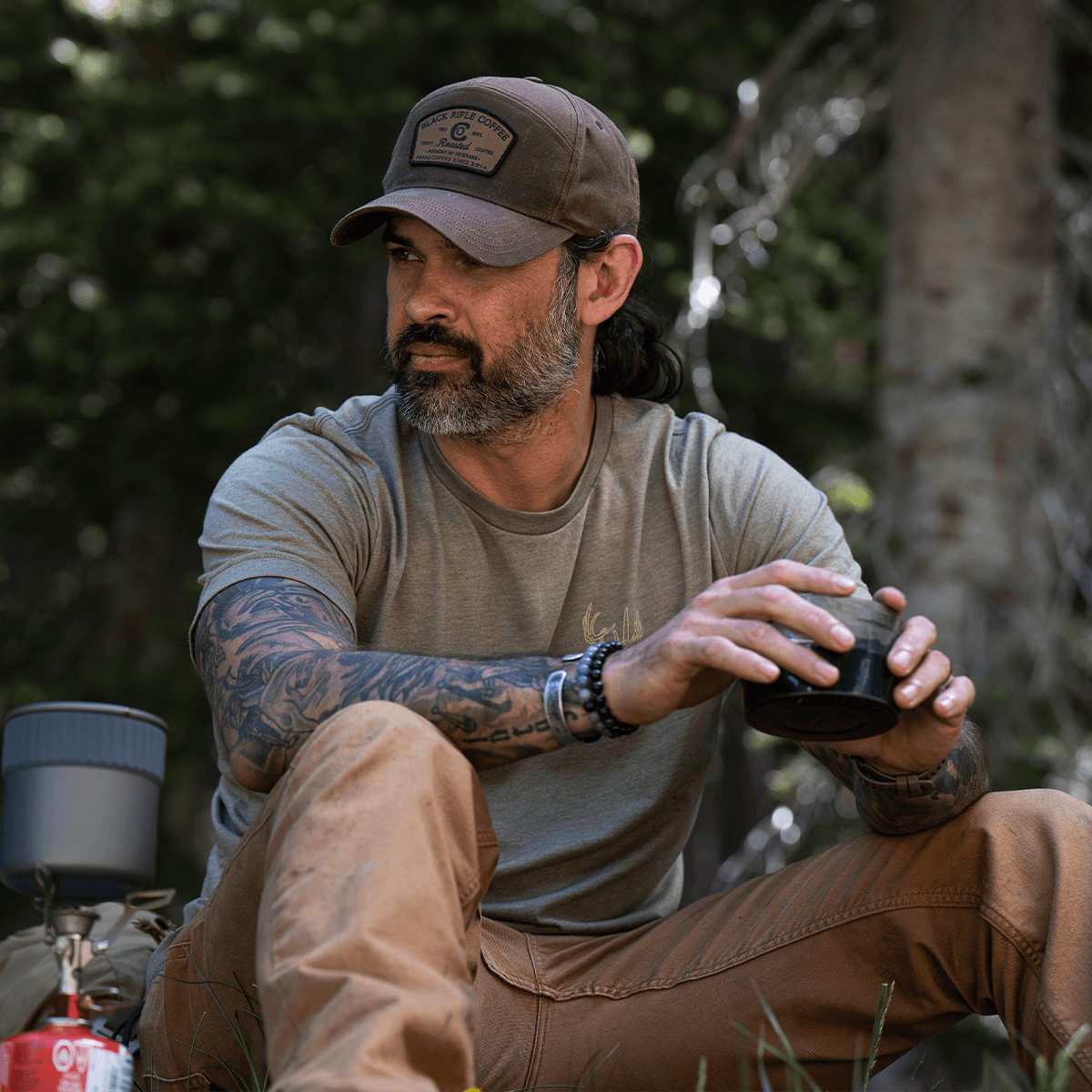 Roasted Waxed Canvas Hat - Image 3