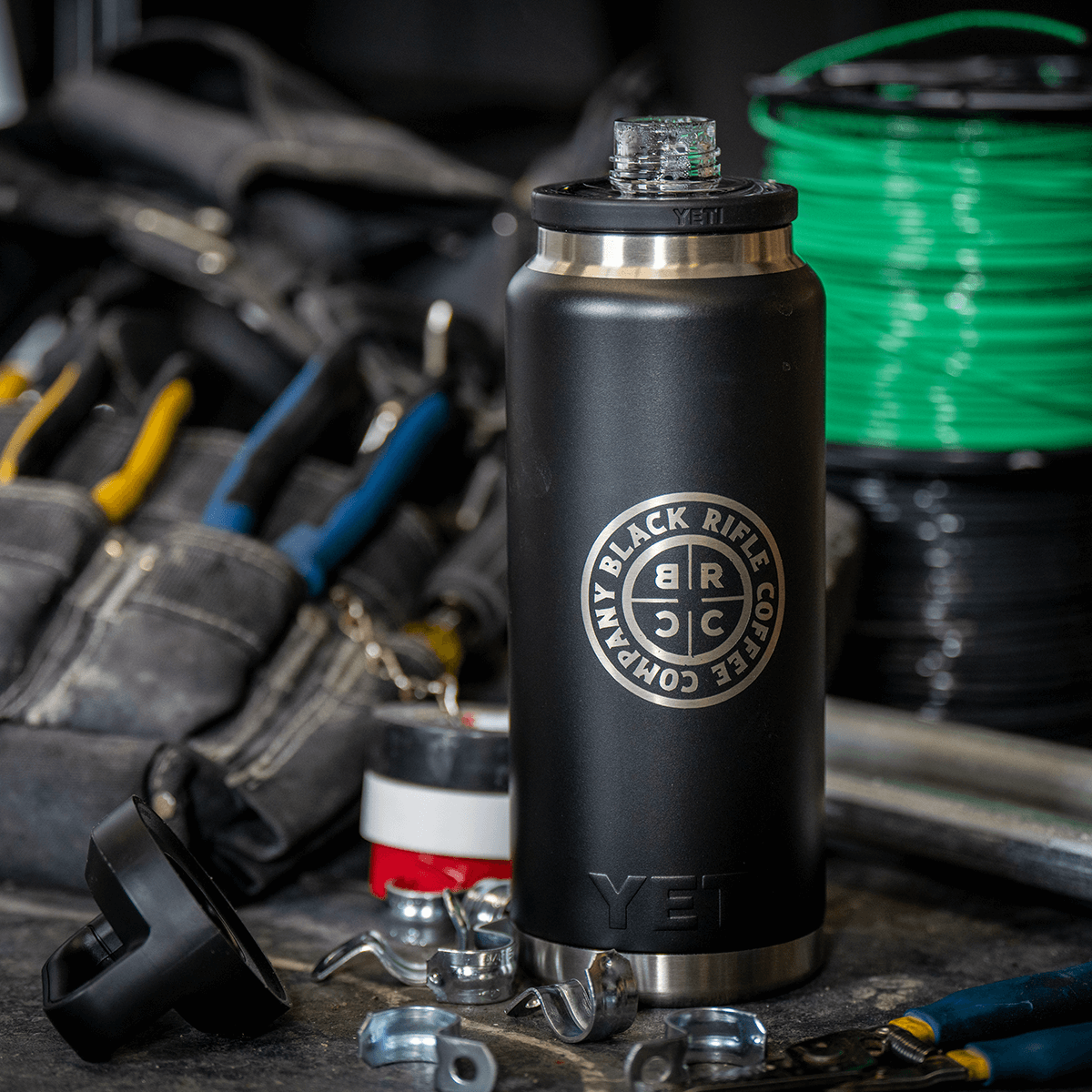 Yeti Reticle Badge Rambler Water Bottle - Image 7