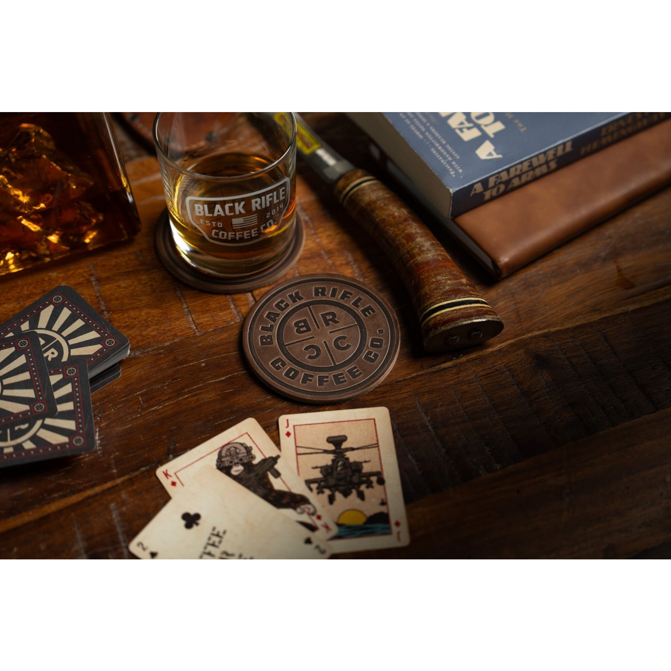 Classified Elite Leather Coasters - Image 4