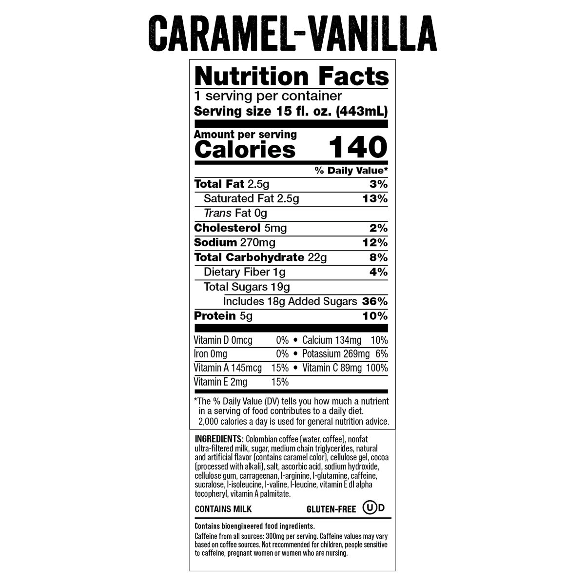 Ready To Drink 300, Caramel Vanilla - Image 3