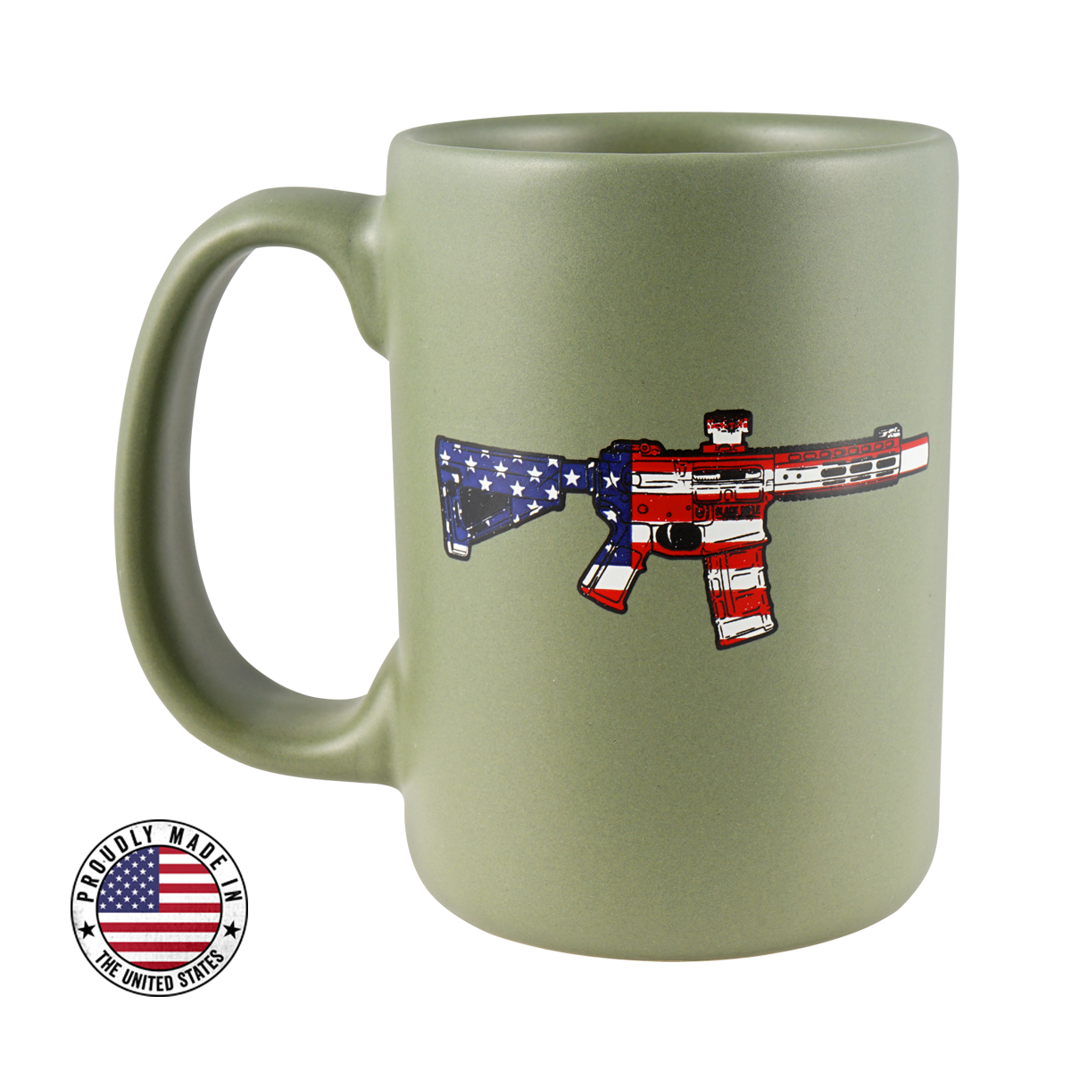 Gun Club Green Mug